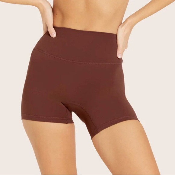 Set Active Brown Sportbody biker shorts - Picture 1 of 4